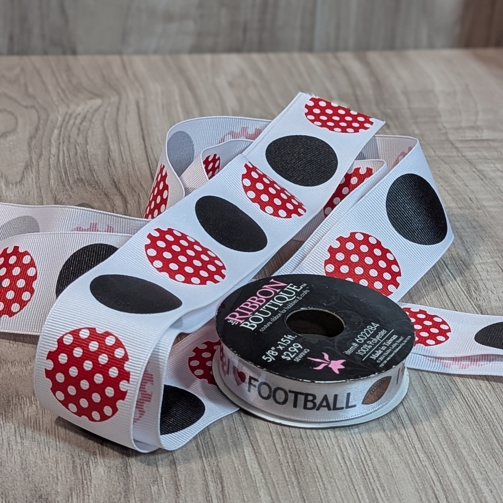 Girls Hair Ribbons Cheerleader Fans School Spirit Ponytail Braids
